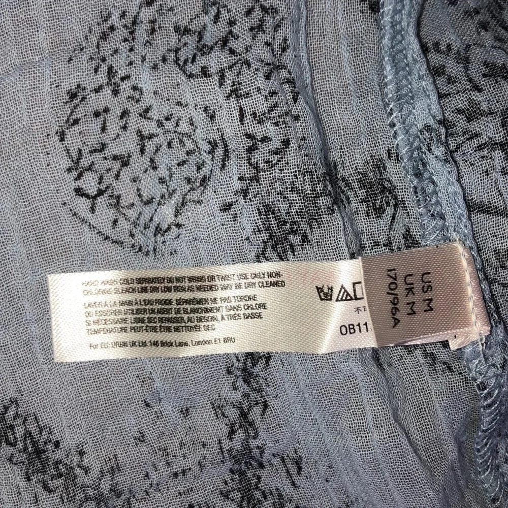 Free People Sundown Nightie Mini Dress Blue - Picture 14 of 16